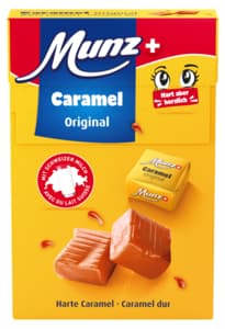 Munz Original caramels box 140g