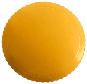 Gold cake board Ø 30 cm Dekora