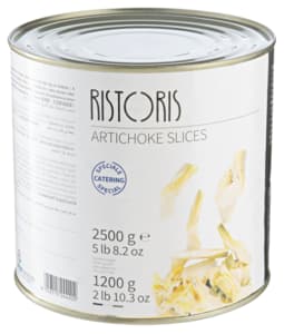 Sliced artichokes