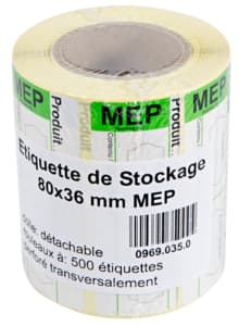 Removable storage labels