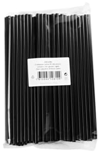 Black PP drinking straws