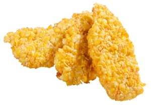 Corn-flake breaded chicken fillets