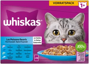 Whiskas Sélection 1+ Poisson Gelée 24x85g
