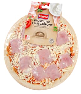 Pizza jambon et mascarpone