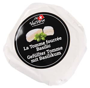 Val d'Arve Basil-stuffed Tomme 120g