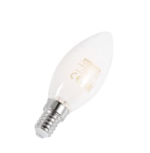 Philips LED Kerze E14 60W Matt · 1 pz