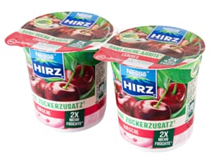 Nestlé Hirz Lactose-free cherry yogurt with no added sugar 2x150g