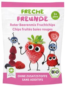 Freche Freunde Chips fruités baies rouges bio 12g