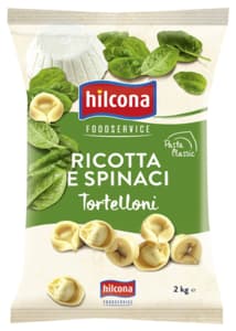 Ricotta and spinach tortelloni