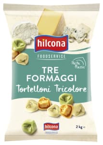 Tricolore cheese tortelloni
