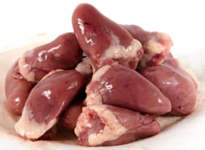 Cœurs de poulet frais