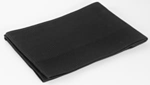 Black waffle cloth