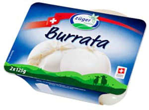 Züger Burrata à la crème 2x125g