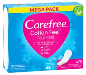 Carefree panty liners
