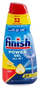 Finish Power Gel All in 1 Citrus 2x650ml