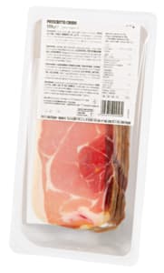 Sliced raw ham