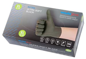 Nitrile gloves black