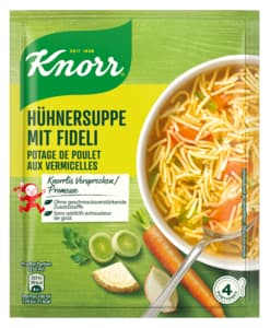 Potage de poulet au vermicelles