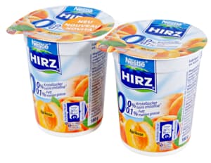 Nestlé Hirz Hirz 0% apricot yogurt 2x180g