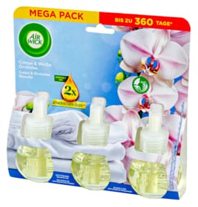 Air Wick Diffuseur coton & orchidée blanche 3x19ml