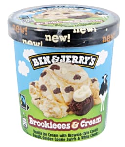 Ben & Jerry's Brookieees & Cream ice cream 465ml