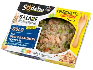 Sodebo Oslo Salmon Duo Salad 320g