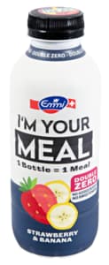Emmi I'm your Meal Double Zero Fraise Banane 500ml