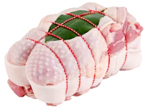 Poulet roulé avec farce forestière