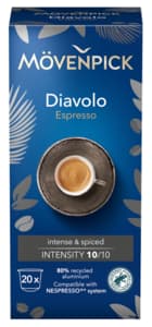 Mövenpick 20 Capsules de café Diavolo