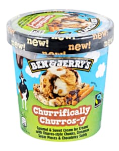 Ben & Jerry's Churrifically Churros-y ice cream 465ml