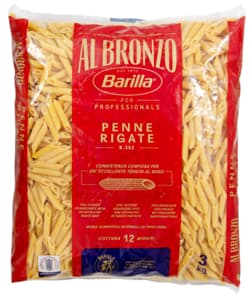 Barilla Al Bronzo Penne Rigate 3kg