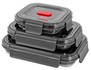 Set of 3 foldable containers Fresco Flex Moha