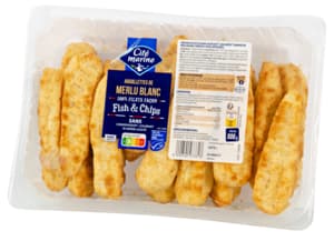 Hake fish & chips fillets