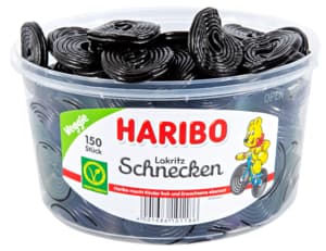Haribo Escargots Réglisse 150x