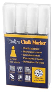 White chalk marker