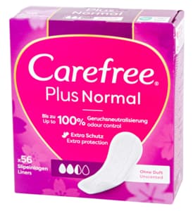 Carefree Plus Normal panty liners