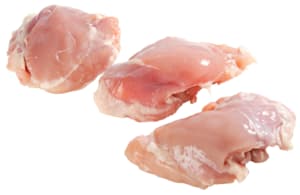 Poulet-Oberschenkelsteaks frisch