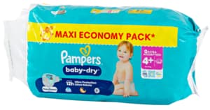 Pampers Baby-Dry Windeln 4+ Maxi Plus