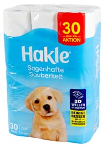 Hakle Toilet paper Sagenhafte Sauberkeit blu 3 veli 30 rolls