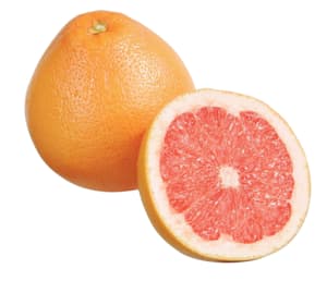 Red grapefruits