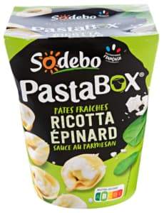 Sodebo Tortellini ricotta et épinards 280g