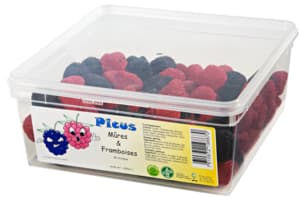 Picus mûres et framboises