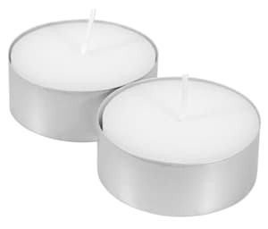 Bougies à réchaud en godets aluminium