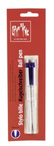 Caran d'Ache blue ballpoint pen