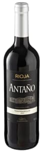 Rioja Tempranillo Antaño red wine