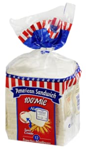 Crustless plain sandwich bread