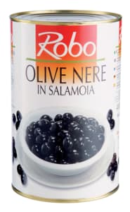 Whole black olives Robo