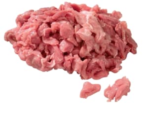 Fresh veal strips
