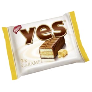 Nestlé Yes caramel snack cake 3x32g