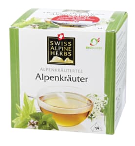 Organic alpine herbs tea
